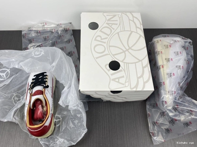 SP Red Retro 2 Low Off-White Jordan White DJ4375-106 0713
